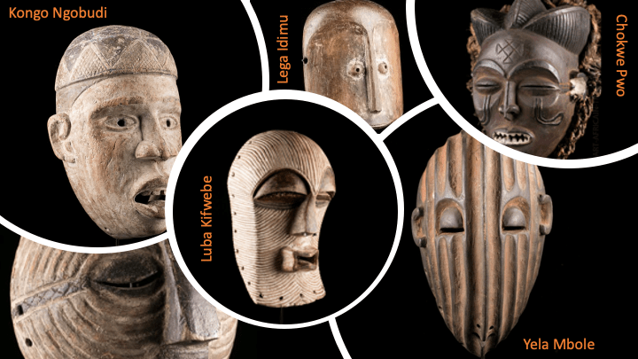 Some Congolese masks and their origins